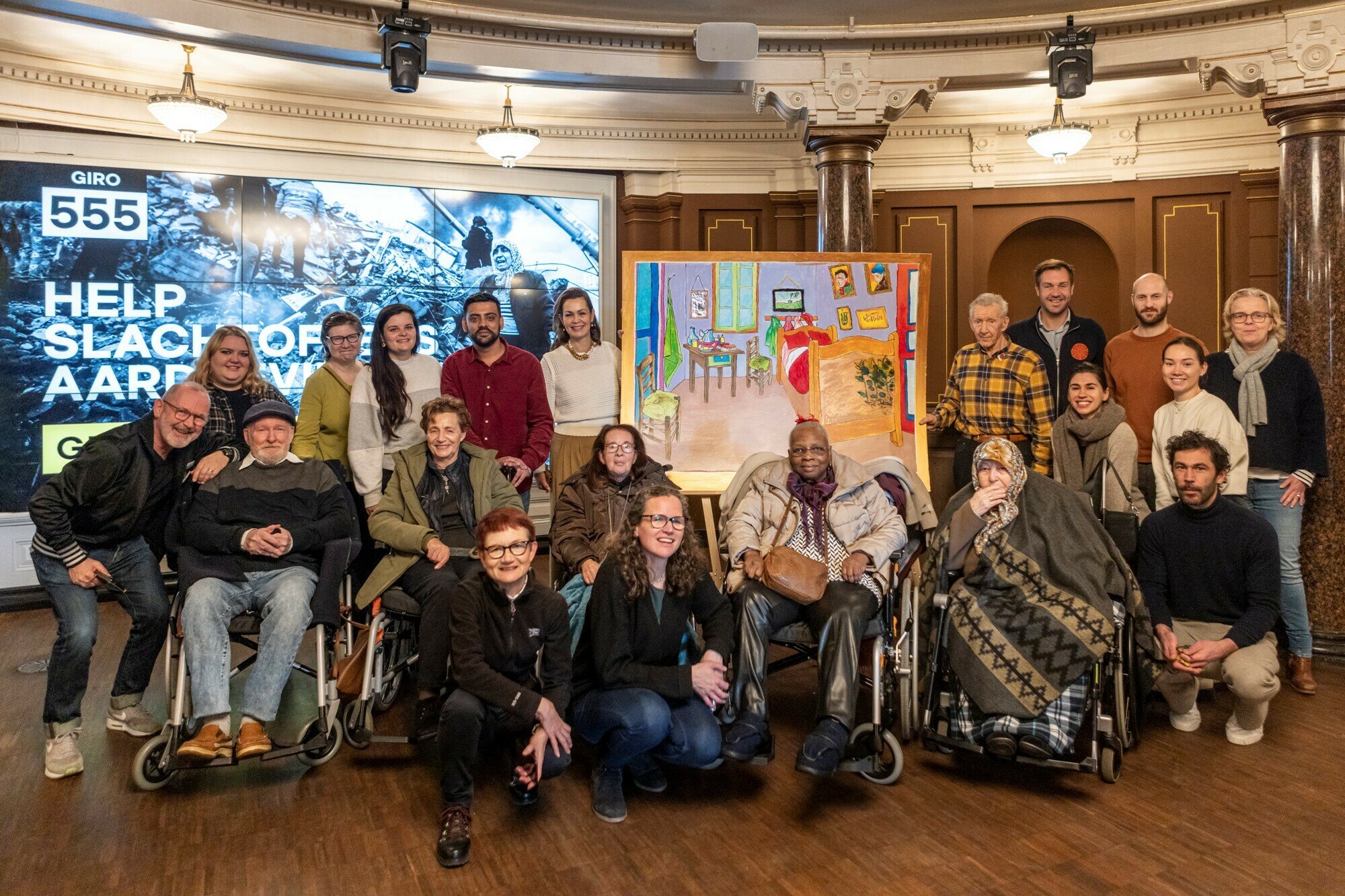 Auction Van Gogh painting for victims earthquake 